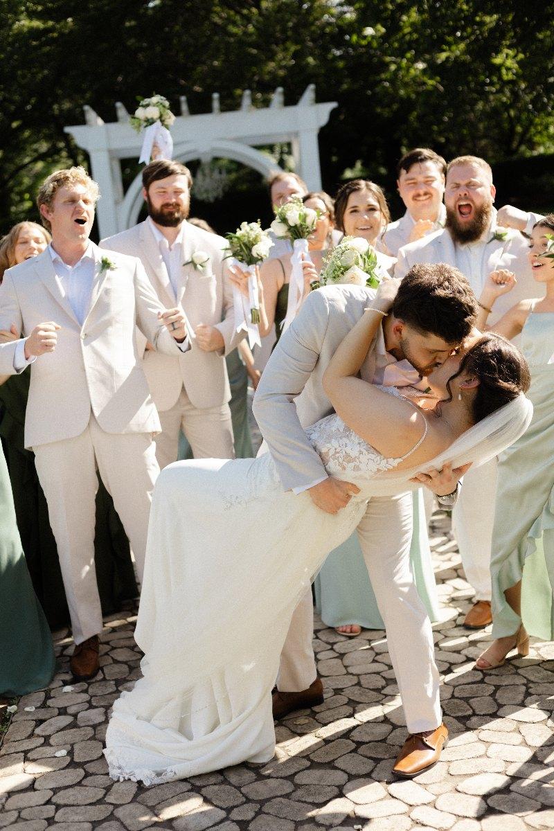 Max Sydko photographing a wedding in Springfield, Missouri