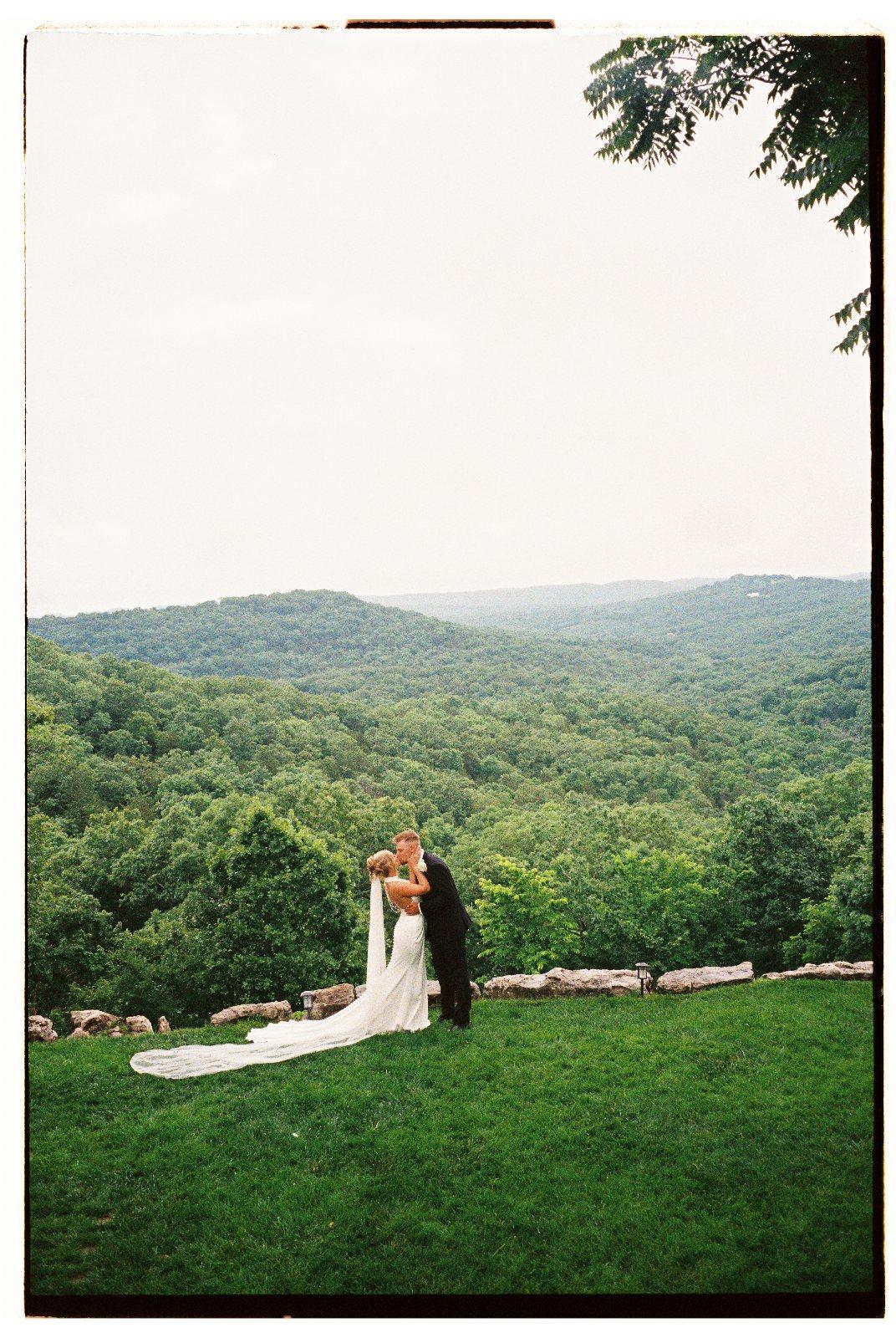 35mm film wedding photograph