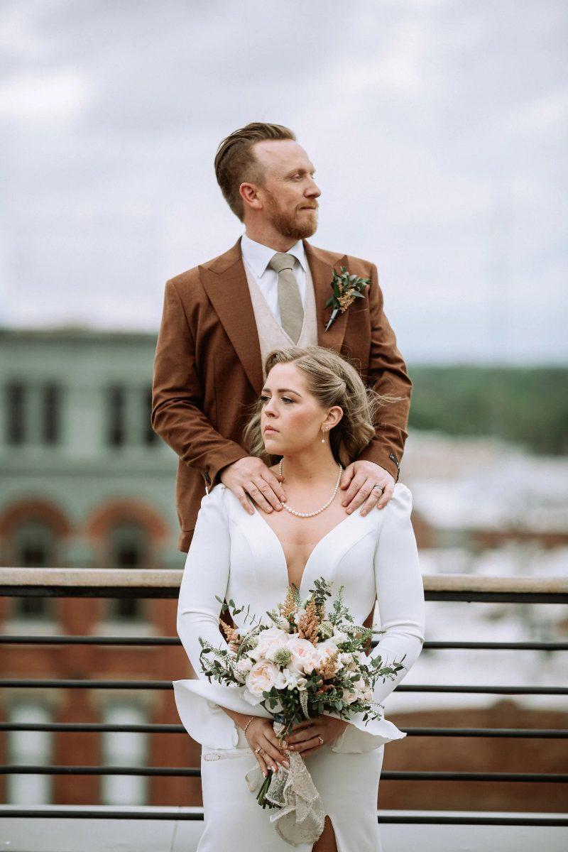 Clint & Mandy — A rooftop celebration photo 34