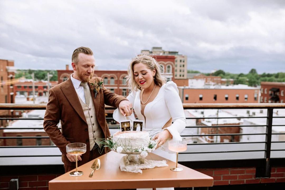 Clint & Mandy — A rooftop celebration photo 40