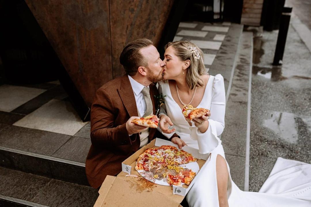Clint & Mandy — A rooftop celebration photo 47
