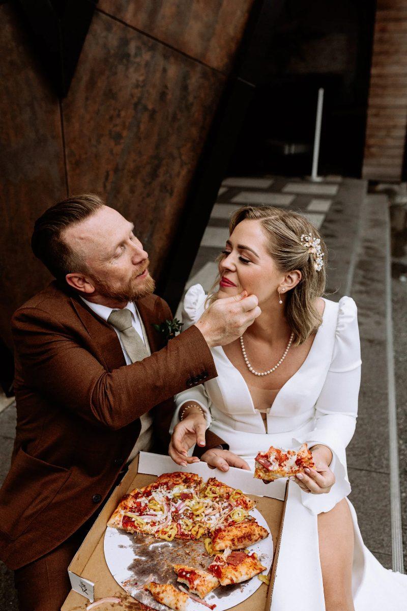 Clint & Mandy — A rooftop celebration photo 49