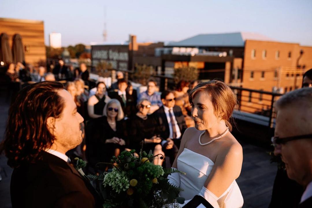 Derek & Sarah — Vantage Rooftop · Downtown photo 26