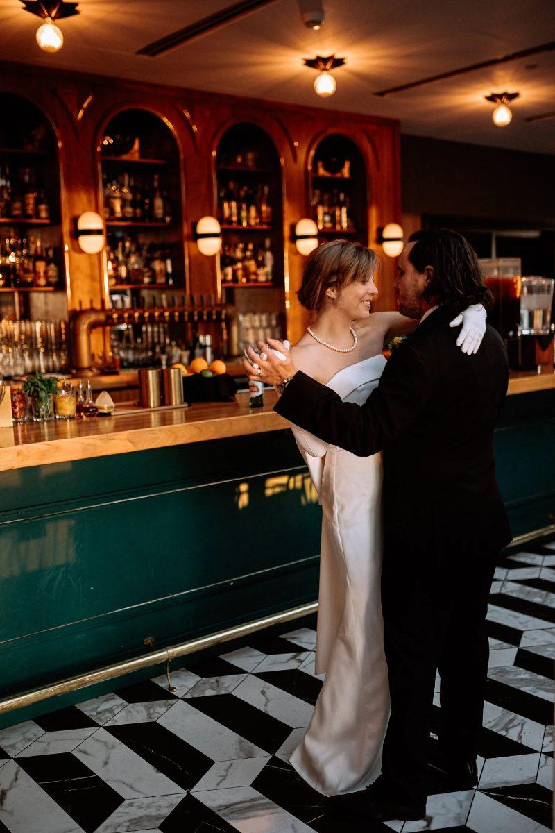 Derek & Sarah — Vantage Rooftop · Downtown photo 31