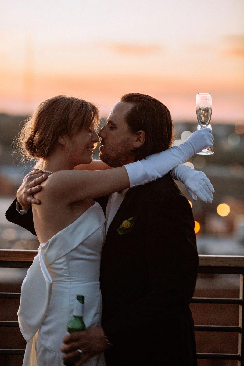 Derek & Sarah — Vantage Rooftop · Downtown photo 40