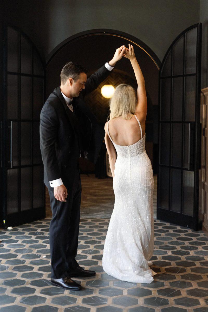 Nathan & Micaela — Hotel Vandivort · Springfield, MO photo 27