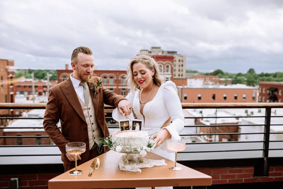 Clint & Mandy — A rooftop celebration photo 40