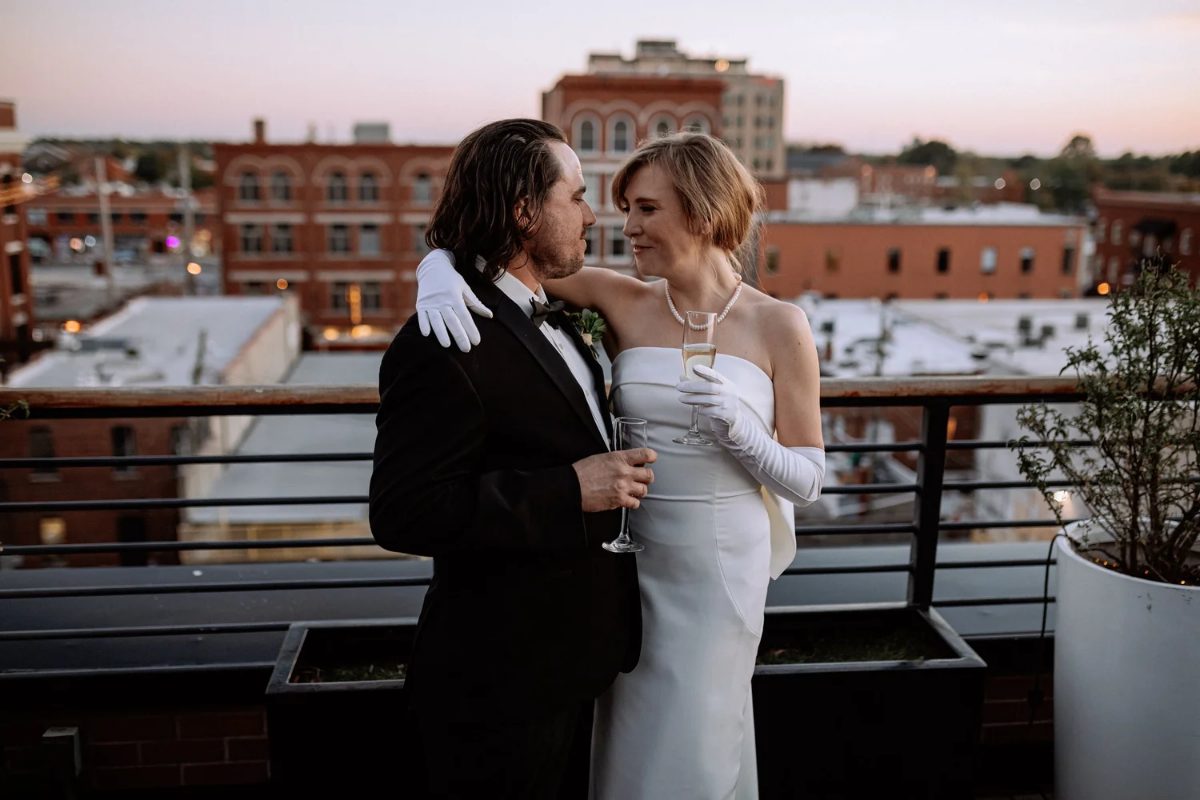 Derek & Sarah — Vantage Rooftop · Downtown photo 33